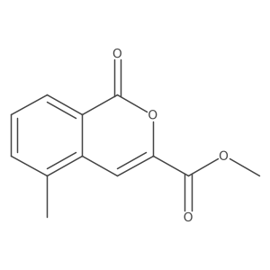 methyl 5-methyl-1-oxo-1H-isochromene-3-carboxylate Structure