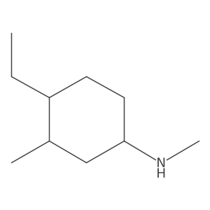 4-ethyl-N,3-dimethylcyclohexan-1-amine结构式