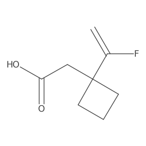 2-[1-(1-Fluoroethenyl)cyclobutyl]acetic acid结构式