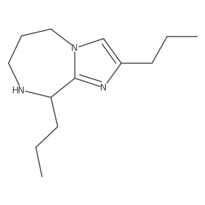 2,9-dipropyl-5H,6H,7H,8H,9H-imidazo[1,2-a][1,4]diazepine结构式