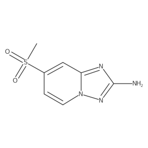 7-Methanesulfonyl-[1,2,4]triazolo[1,5-a]pyridin-2-amine Structure