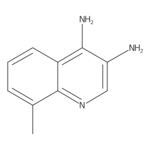 8-Methylquinoline-3,4-diamine Structure