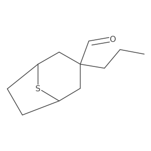 3-Propyl-8-thiabicyclo[3.2.1]octane-3-carbaldehyde Structure