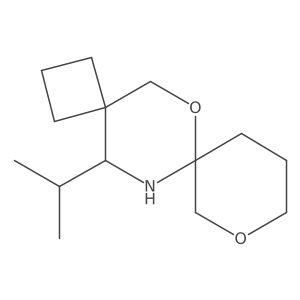 14-(Propan-2-yl)-6,9-dioxa-13-azadispiro[3.2.5^{7}.2^{4}]tetradecane结构式