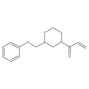 1-[2-(Phenoxymethyl)morpholin-4-yl]prop-2-en-1-one Structure