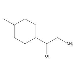 (1R)-2-amino-1-(4-methylcyclohexyl)ethan-1-ol结构式