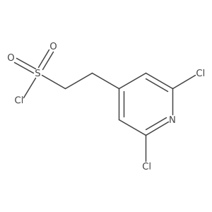 2-(2,6-Dichloropyridin-4-yl)ethane-1-sulfonyl chloride Structure