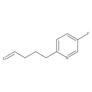 4-(5-Fluoropyridin-2-yl)butanal结构式