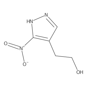 2-(3-nitro-1H-pyrazol-4-yl)ethan-1-ol结构式