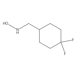 N-[(4,4-difluorocyclohexyl)methyl]hydroxylamine结构式