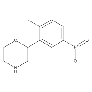 2-(2-Methyl-5-nitrophenyl)morpholine Structure