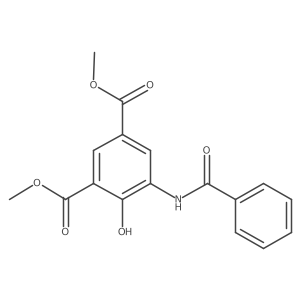 Dimethyl 5-benzamido-4-hydroxybenzene-1,3-dicarboxylate Structure