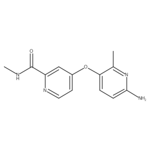 4-[(6-Amino-2-methyl-3-pyridinyl)oxy]-N-methyl-2-pyridinecarboxamide Structure