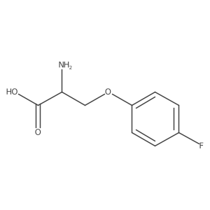 O-(4-Fluorophenyl)-D-serine结构式