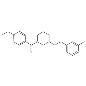 4-{[1-(4-Methoxybenzoyl)piperidin-3-yl]methoxy}-2-methylpyridine Structure