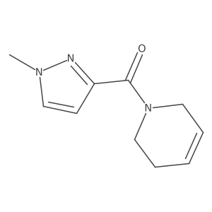 1-(1-methyl-1H-pyrazole-3-carbonyl)-1,2,3,6-tetrahydropyridine Structure