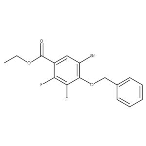 Ethyl 4-(benzyloxy)-5-bromo-2,3-difluorobenzoate Structure
