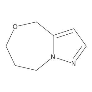 4H,6H,7H,8H-pyrazolo[3,2-c][1,4]oxazepine Structure