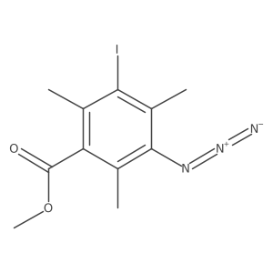 Methyl 3-azido-5-iodo-2,4,6-trimethylbenzoate结构式