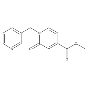Methyl 2-oxo-1-[(pyridin-3-yl)methyl]-1,2-dihydropyridine-4-carboxylate Structure