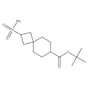 Tert-butyl 2-sulfamoyl-7-azaspiro[3.5]nonane-7-carboxylate Structure