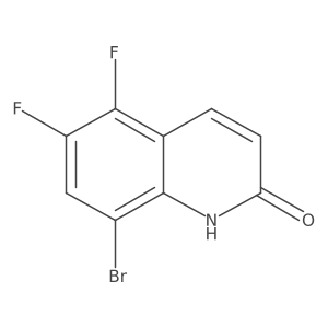 8-Bromo-5,6-difluoroquinolin-2(1H)-one Structure