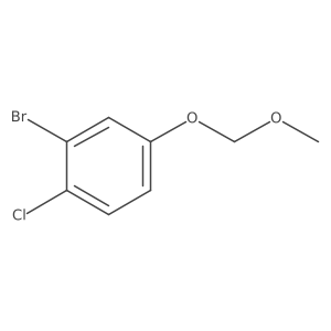 2-Bromo-1-chloro-4-(methoxymethoxy)benzene Structure