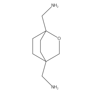 [4-(Aminomethyl)-2-oxabicyclo[2.2.2]octan-1-yl]methanamine Structure
