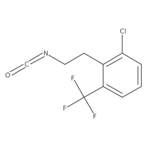 1-Chloro-2-(2-isocyanatoethyl)-3-(trifluoromethyl)benzene结构式