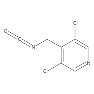 3,5-Dichloro-4-(isocyanatomethyl)pyridine Structure