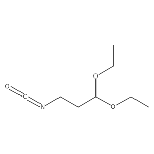 1,1-Diethoxy-3-isocyanatopropane结构式