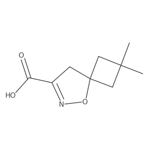 2,2-Dimethyl-5-oxa-6-azaspiro[3.4]oct-6-ene-7-carboxylic acid Structure