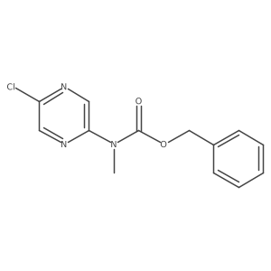 benzyl N-(5-chloropyrazin-2-yl)-N-methylcarbamate Structure