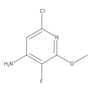 6-Chloro-3-fluoro-2-methoxypyridin-4-amine Structure