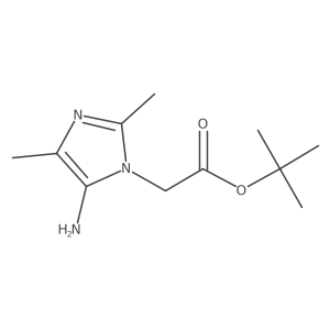 tert-butyl 2-(5-amino-2,4-dimethyl-1H-imidazol-1-yl)acetate Structure