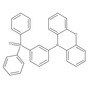 (3-(10H-Phenoxazin-10-yl)phenyl)diphenylphosphine oxide结构式
