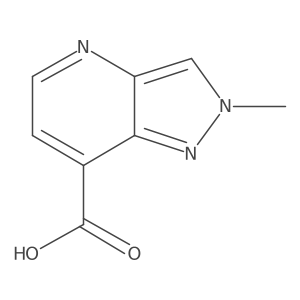 2-Methylpyrazolo[4,3-b]pyridine-7-carboxylic acid Structure