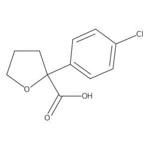 2-(4-Chlorophenyl)-2-tetrahydrofuroic Acid Structure