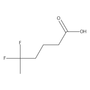 5,5-Difluorohexanoic acid结构式