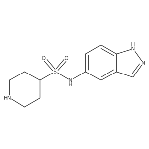 N-(1H-indazol-5-yl)piperidine-4-sulfonamide Structure
