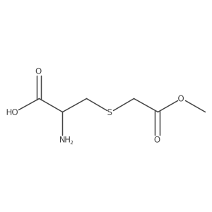 2-Amino-3-[(2-methoxy-2-oxoethyl)sulfanyl]propanoic acid Structure