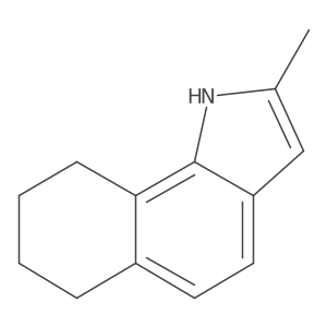 6,7,8,9-Tetrahydro-2-methyl-1H-benz[g]indole结构式