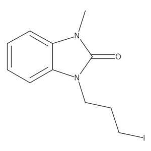 1,3-dihydro-1-(3-iodopropyl)-3-methyl-2H-benzimidazol-2-one结构式