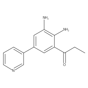 1-(2,3-Diamino-5-pyridin-3-yl-phenyl)-propan-1-one Structure