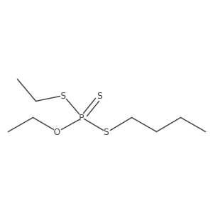 S-Butyl O,S-diethyl phosphorotrithioate Structure