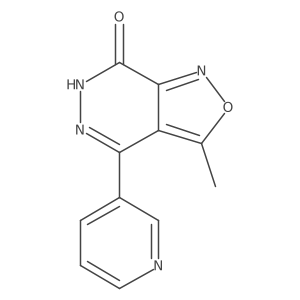 3-Methyl-4-pyridin-3-ylisoxazolo[3,4-d]pyridazin-7(6h)-one Structure