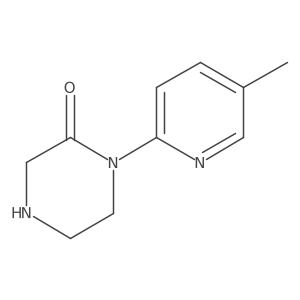 1-(5-Methyl-pyridin-2-YL)-piperazin-2-one结构式