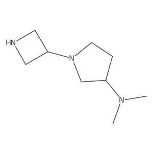 1-(azetidin-3-yl)-N,N-dimethylpyrrolidin-3-amine Structure