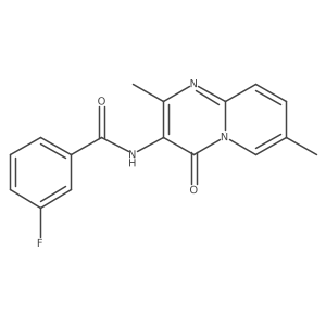 N-(2,7-dimethyl-4-oxo-4H-pyrido[1,2-a]pyrimidin-3-yl)-3-fluorobenzamide Structure