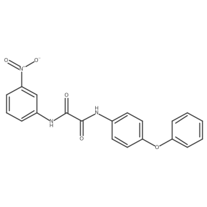 N1-(3-nitrophenyl)-N2-(4-phenoxyphenyl)oxalamide结构式